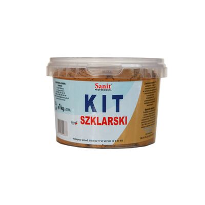 Zdjęcia - Gładź szpachlowa KIT szklarski 1 kg czerwony Sanit 