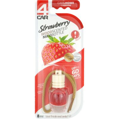 Фото - Автомобільний ароматизатор Zapach w płynie WOOD strawberry 8ml 4Car