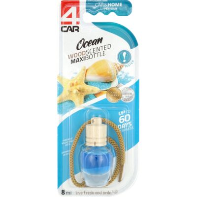 Zdjęcia - Odświeżacz powietrza do samochodu Ocean Zapach w płynie WOOD  8ml 4Car 