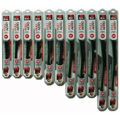 Pióro wycieraczki FULL AERO 450 mm 4Car (10 adapterów)