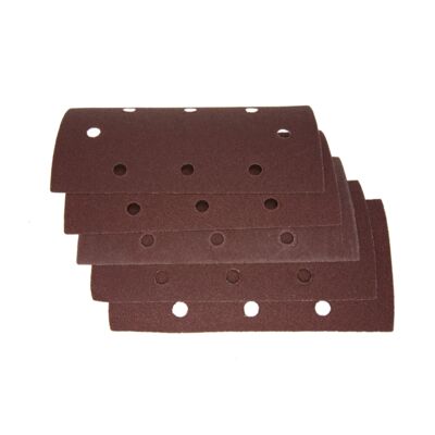 Papier ścierny na rzep z otworami 93 x 185 mm P180, zestaw: 5 sztuk Condor