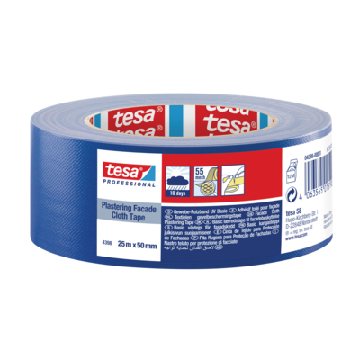 Taśma tynkarska Professional 25 m x 50 mm granatowa tesa