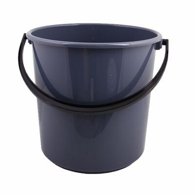 Wiadro West 10 l ciemny popiel