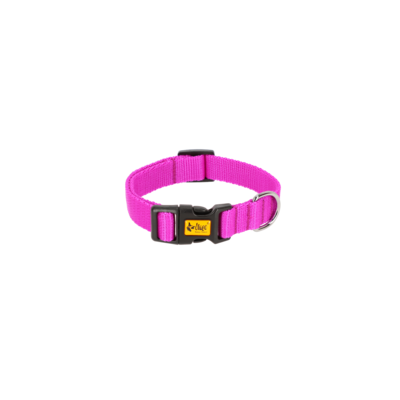 Obroża regulowana ENERGY 1,0 x 30 cm (20-28) różowa