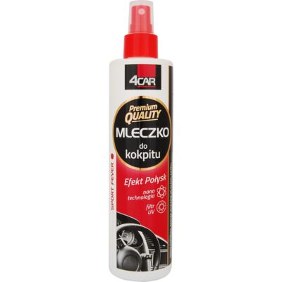 Mleczko do kokpitu Sport Fever - Połysk 300 ml 4CAR Premium Quality
