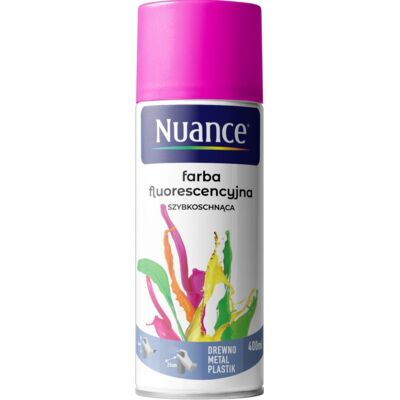 Farba fluorescencyjna szybkoschnąca zielony 400 ml Nuance