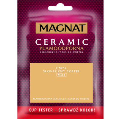 Farba ceramiczna Ceramic słoneczny szafir tester