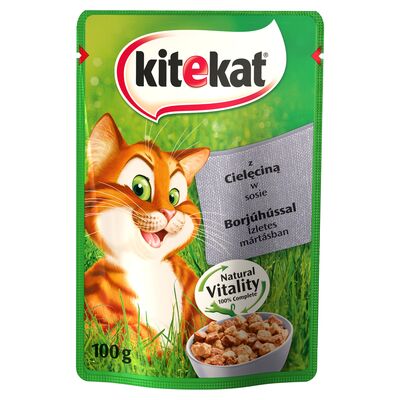 Kitekat Cielęcina W Sosie Saszetka 100G