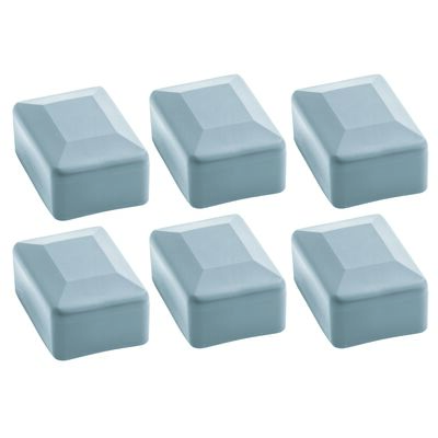 Kapturek szary 6 x 4 cm 6 sztuk Polbram