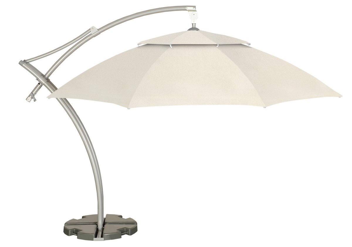 Parasol ogrodowy Litex Garden Ibiza 420 cm naturalny