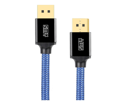 Silver Monkey X Kabel DisplayPort 2.0 w oplocie 1.5m niebieski