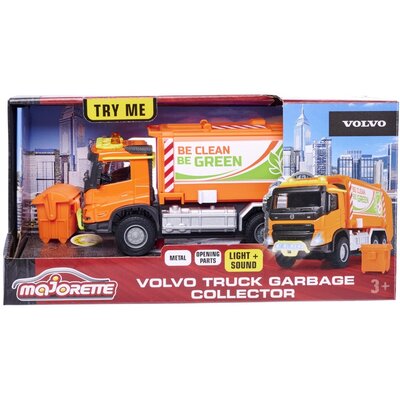 MAJORETTE Śmieciarka Volvo 19cm 374-3000