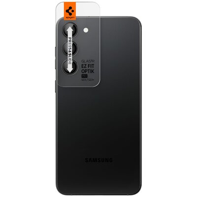 Spigen Szkło na aparat Glas.tR Ez Fit Optik Pro 2-Pack do Galaxy S23 / S23 Plus, czarne