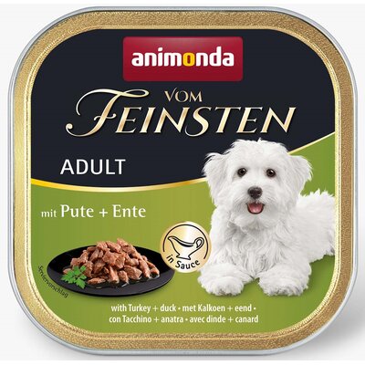 Animonda Vom Fein Adult Sos Indyk Kaczka Mokra Karma Pasztet Dla Psa 150 g