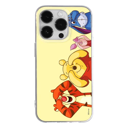 ERT GROUP etui na telefon Apple Iphone 14 PRO, case oryginalny i oficjalnie licencjonowany przez Disney, wzór Winnie the Pooh and friends 036, optymalnie dopasowane, plecki z TPU