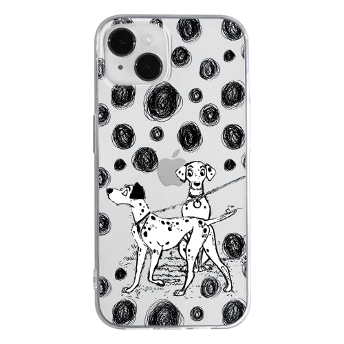 ERT GROUP etui na telefon Apple Iphone 14 PLUS, case oryginalny i oficjalnie licencjonowany przez Disney, wzór Dalmatian 002, optymalnie dopasowane, plecki z TPU cześciowo przeźroczyste