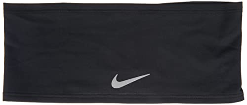 Nike Opaska na czoło Dri-Fit 042 czarna/srebrna rozmiar uniwersalny