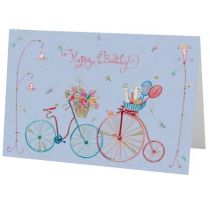 Karnet B6 + koperta Urodziny Rowery - Turnowsky