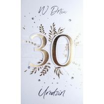 Karnet Urodziny 30