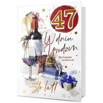 Karnet B6 Urodziny (wymienne cyfry) - Pan Dragon