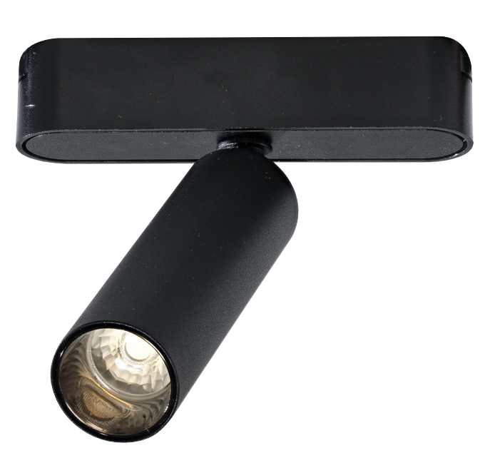 Lampa do systemu szynowego sufitowa reflektor Niko AZ5286 7W 1-faz czarna