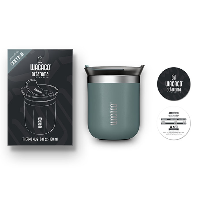 Kubek izolowany Octaroma Classico 0,18 l Wacaco - cadet blue