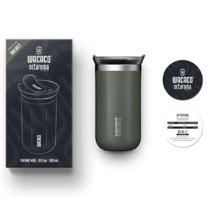 Wacaco Kubek termiczny Wacaco Octaroma Lungo 300 ml dim grey