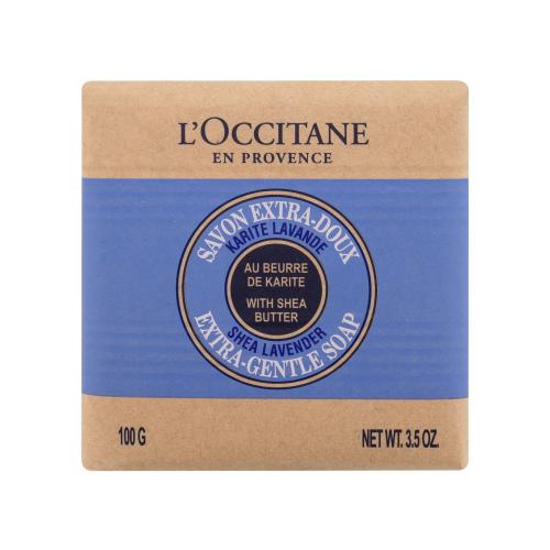 Zdjęcia - Mydło LOccitane L'Occitane Shea Butter Lavender Extra-Gentle Soap  w kostce 100 g dla 