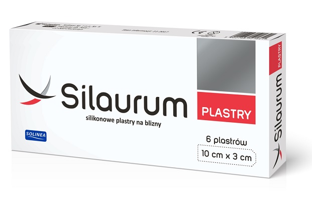 SOLINEA Silaurum silikonowe plastry na blizny x 6 szt 10cm x 3cm |  OD 199 PLN!