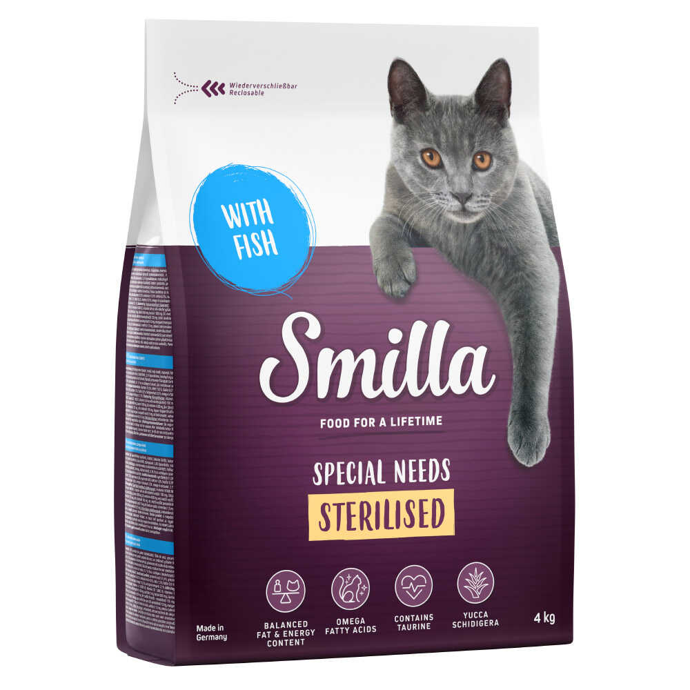 Smilla Adult Sterilised, ryba - 4 kg