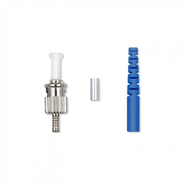 Qoltec Złącze światłowodowe ST | Singlemode | 3.0mm | Zestaw montażowy | 200szt. |