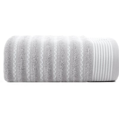 Ręcznik 50 x 90 Kąpielowy Leo 02 Srebrny 450g/m2