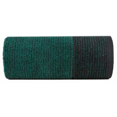 Ręcznik EUROFIRANY Leon Czarno-turkusowy 50 x 90 cm