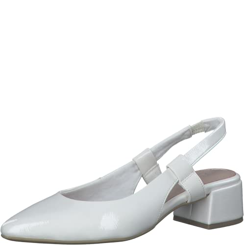 MARCO TOZZI Damskie czółenka 2-29500-20, Ivory Patent, rozmiar 38, Ivory Patent, 38 EU