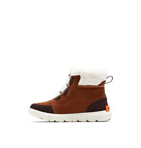 Sorel Damskie buty zimowe Explorer 2 na karnawał, Brązowe drewno X kreda, 41.5 EU