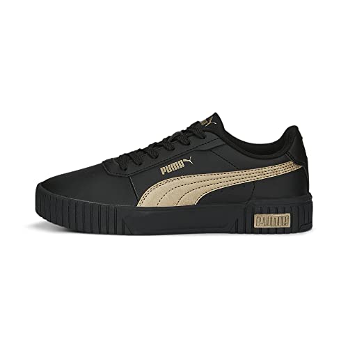 PUMA Damskie trampki Carina 2.0 Space Metallics, czarne złoto, rozmiar 38