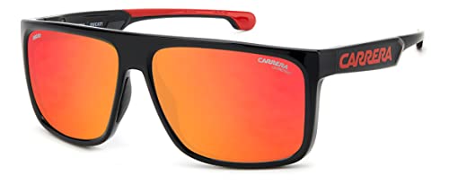 Carerra Carduc 011/s, 61 okulary przeciwsłoneczne Czerwony czarny, 0A4/UZ Unisex, 0a4/Uz Red Black