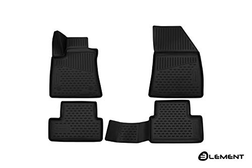 Element antypoślizgowa gumowa mata podłogowa 3D do Renault Megane IV 16-20 Sedan