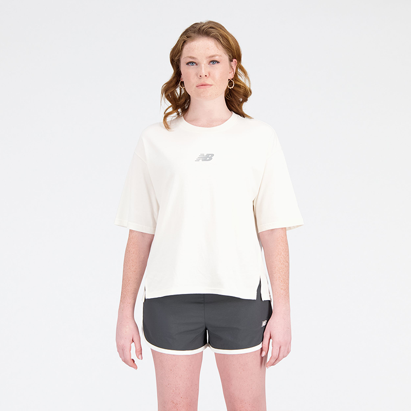 Koszulka damska New Balance WT31511GIE  biała