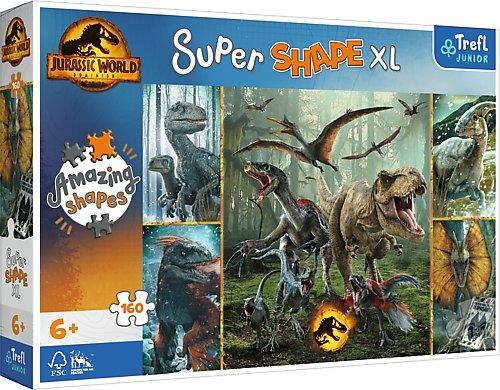 TREFL 50026 Puzzle 160 XL - Niezwykłe dinozaury