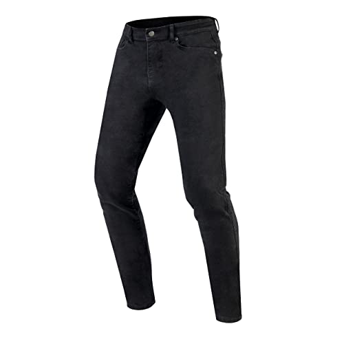 OZONE MOTO Striker dżinsy motocyklowe dla mężczyzn, Flying Bats, ochraniacze na kolana, wstawki Kevlar Dupont, 5 kieszeni, slim fit