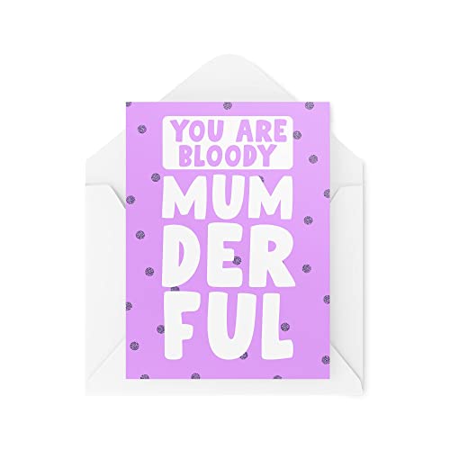 Karty na Dzień Matki - You Are Mum-Der-Ful - Karty dla mamy - Karty dla mamy - Karta dla matki - Kartka z podziękowaniami dla mamy - CBH1579