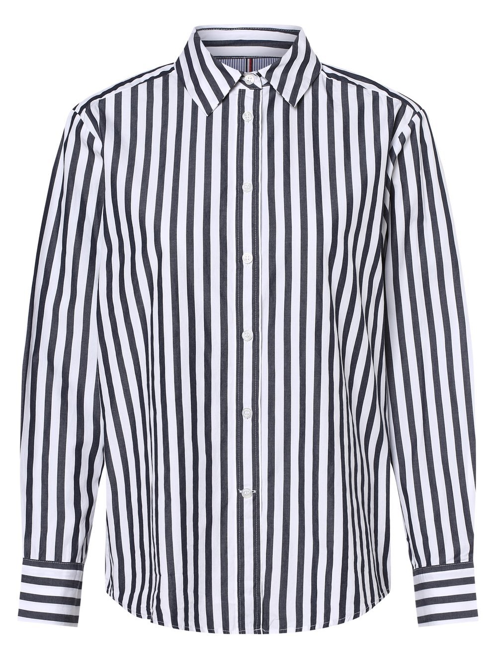 Tommy Hilfiger - Bluzka damska, biały|niebieski