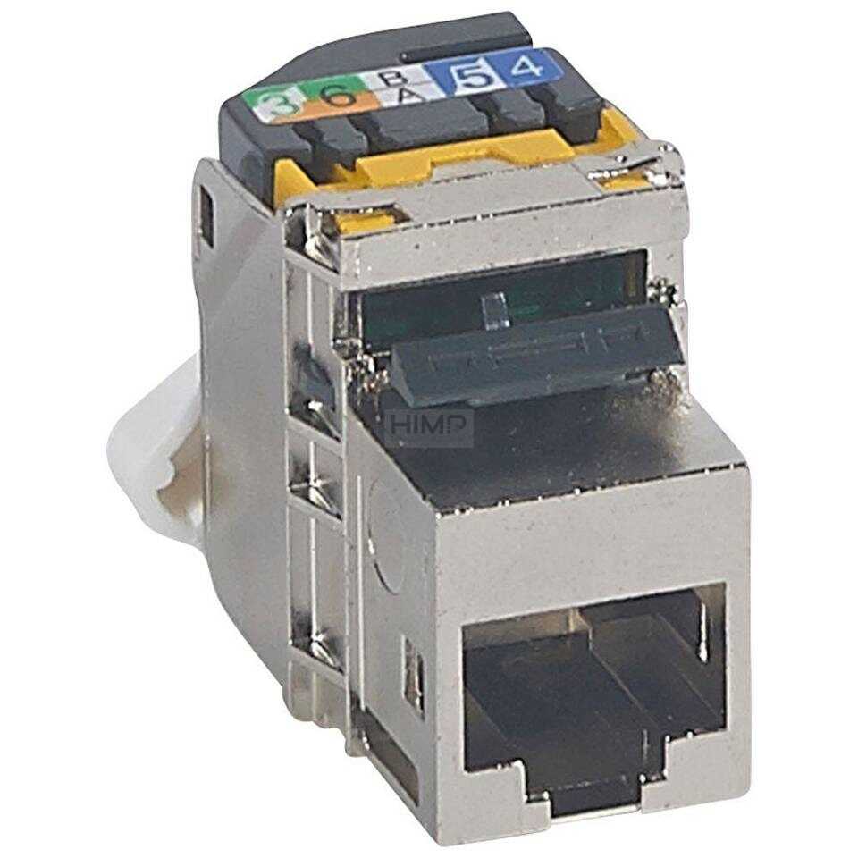 Keystone 033155 Legrand MOSAIC Gniazdo RJ 45 kat. 6A UTP