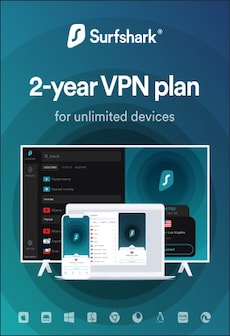 Surfshark VPN 2 Years - Surfshark Key - GLOBAL