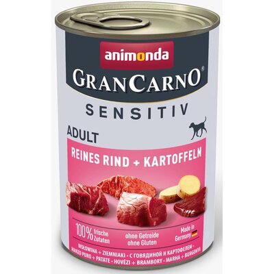 Animonda Grancarno Sensitiv smak wołowina z ziemniakami 400g