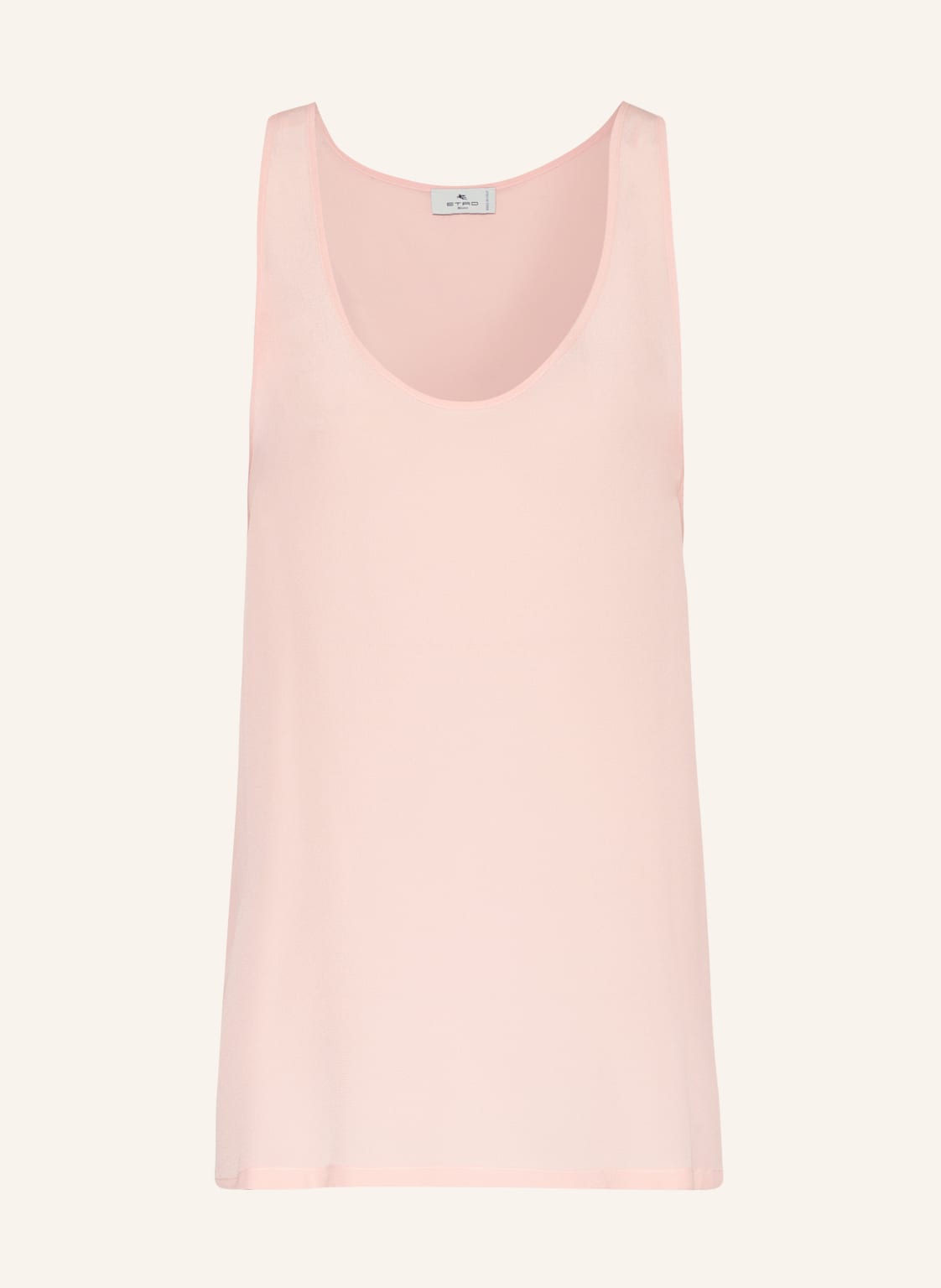 Etro Top Z Jedwabiu rosa