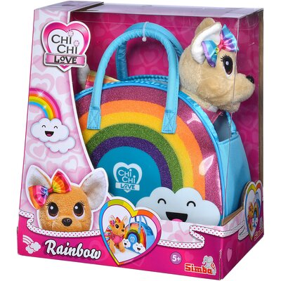 CHI CHI LOVE Piesek Rainbow Tęczowa moda 730543