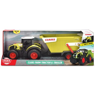 FARM Traktor z przyczepą 64cm - Dickie Toys