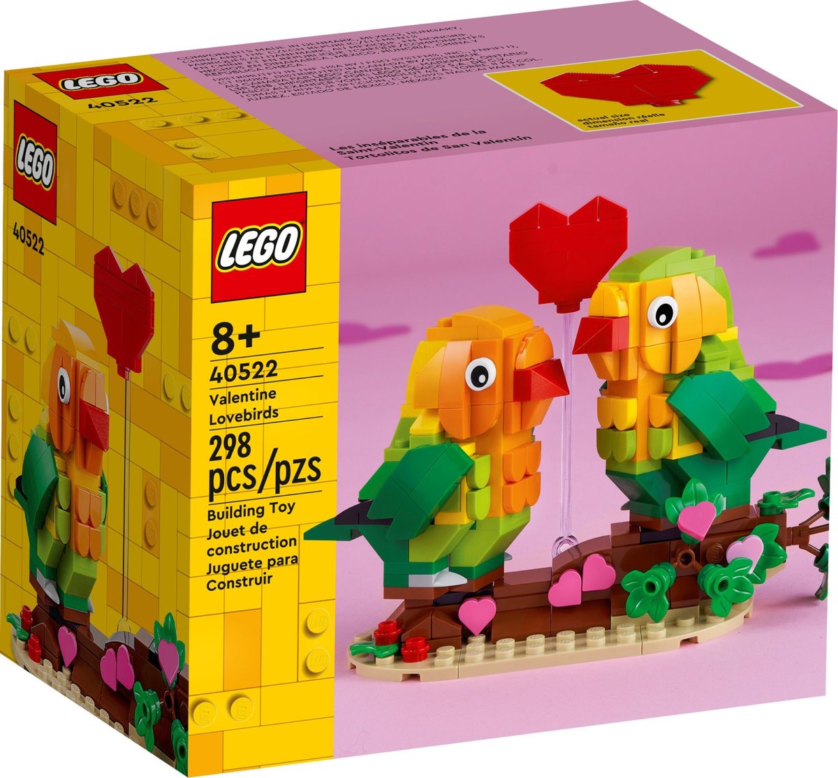 LEGO Exlusive Walentynkowe Papużki Nierozłączki 40522